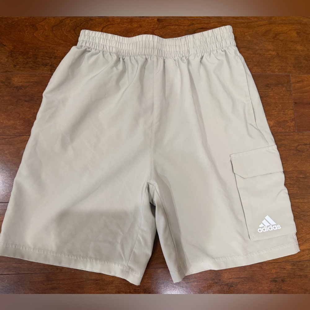 Adidas Women's Beige Athletic Shorts